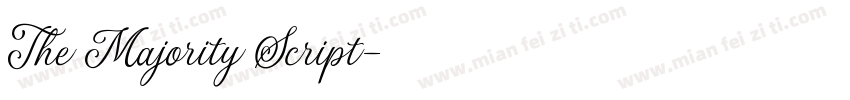 The Majority Script字体转换